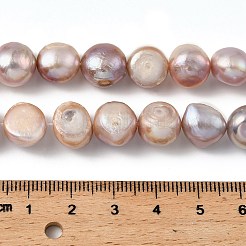 Natural Cultured Freshwater Pearl Beads Strands&nbsp;PEAR-P064-19L-04D