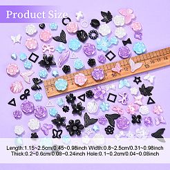 50G 5 Colors Acrylic Pearly Lustre Beads&nbsp;OACR-YW0002-62