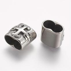304 Stainless Steel Slide Charms&nbsp;STAS-A032-139AS