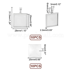 DIY Blank Pendant Making Kit&nbsp;DIY-UN0004-93