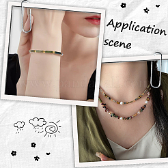 1 Strand Column Natural Indian Agate Beads Strands&nbsp;G-PA0002-31