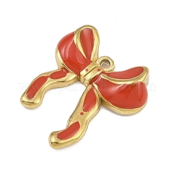 304 Stainless Steel Enamel Pendants&nbsp;STAS-L305-01G-02