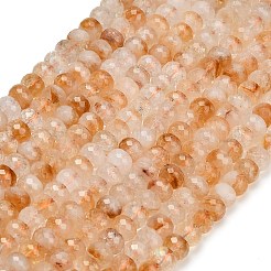 Heated Natural Citrine Beads Strands&nbsp;GG-CBA41EF-A01-6x4mm