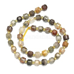Natural Lodolite Quartz  Beads Strands&nbsp;G-I376-D89-01
