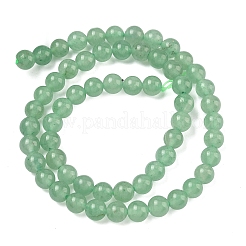 Natural Green Aventurine Beads Strands&nbsp;GSR6mmC024
