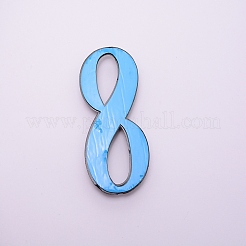 Plastic & PVC Number Sign Labels&nbsp;KY-WH0023-A08-03
