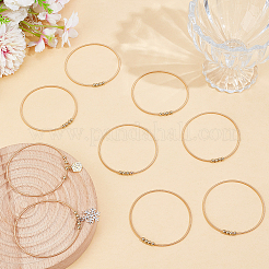 16Pcs Stainless Steel Satellite Chains Stretch Bracelet for Women&nbsp;BJEW-SP0001-16A