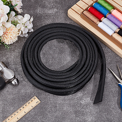 5mのPVCガードストリップ  キャビネットのワードローブのテーブルのワークトップの木板のため  ブラック  33x8mm&nbsp;DIY-WH0591-165A