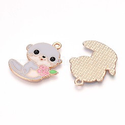 Alloy Enamel Pendants&nbsp;ENAM-T022-02E-01