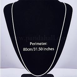 925 Sterling Silver Thin Dainty Link Chain Necklace for Women Men&nbsp;JN1096A-07