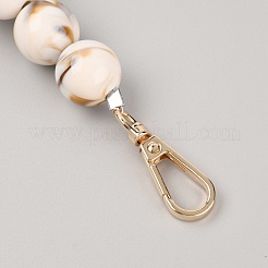 アクリルビーズバッグストラップ  合金の留め金付き  バッグ交換用アクセサリー用  古いレース  43.1x1.75cm&nbsp;LS-GN-TAC0003-05