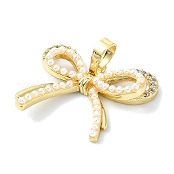 Rack Plating Brass Pave Cubic Zirconia Pendants&nbsp;KK-M282-31G