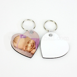 Sublimation Double-Sided Blank MDF Keychains&nbsp;ZXFQ-PW0001-044