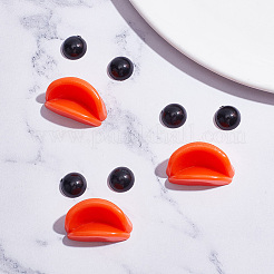 20Pcs Plastic Doll Duck Craft Mouth & 40Pcs Craft Eyes Cabochons&nbsp;FIND-GO0001-17