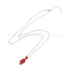 Rack Plating Alloy Heart Pendant Necklaces Sets&nbsp;NJEW-B081-07C
