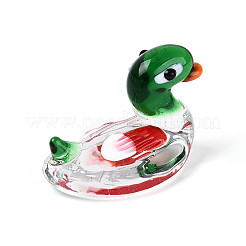 Handmade Lampwork Duck Display Decorations&nbsp;LAMP-T025-14D