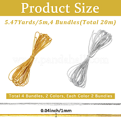 20M 2 Colors Round Elastic Nylon Cord&nbsp;OCOR-CN0001-02