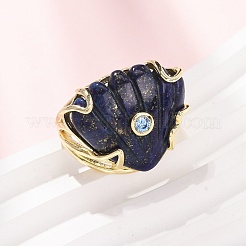 Natural Lapis Lazuli Cuff Rings&nbsp;GG-CBA5FCC-04G-06