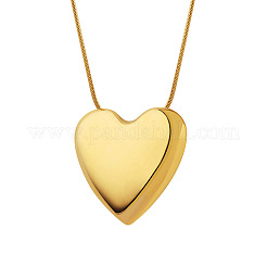 Stainless Steel Heart Pendant Necklaces&nbsp;WG55877-01