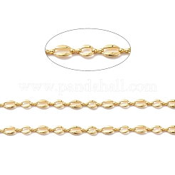 Rack Plating Brass Oval Link Chains&nbsp;CHC-I040-14G