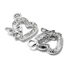 Alloy Rhinestone Pendants&nbsp;ALRI-YW0001-02