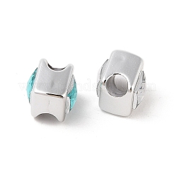 アクリルラインストーンビーズ  ミックスカラー  菱形  11.5x13x10mm  穴：4mm&nbsp;OACR-Z020-02A