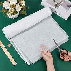 ポリエステルメッシュ生地  服装アクセサリー  ホワイト  1600mm  約5m / pc&nbsp;DIY-WH0740-17D
