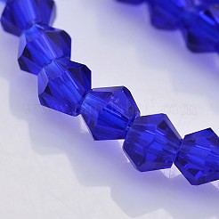 Faceted Bicone Glass Beads Strands&nbsp;EGLA-P017-4mm-08