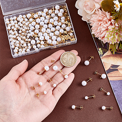 150Pcs 304 Stainless Steel Stud Earring Findings&nbsp;STAS-ME0001-36