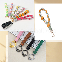 DIY Keychain Clasp Findings Kits&nbsp;DIY-SP0003-47G