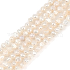 Natural Cultured Freshwater Pearl Beads Strands&nbsp;PEAR-P064-19B-04A