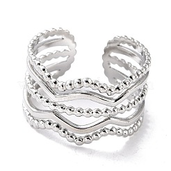 Tarnish Resistant 304 Stainless Steel Finger Rings&nbsp;RJEW-L102-17P