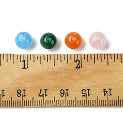64Pcs 4 Colors Round Imitation Cat Eye Resin Beads&nbsp;RESI-FS0001-66C