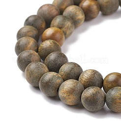 Natural Sandalwood Beads&nbsp;X-WOOD-F008-02F