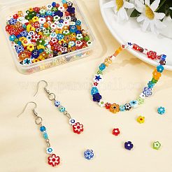 3 Strands 3 Style Handmade Millefiori Glass Bead Strands&nbsp;LAMP-OC0001-50B