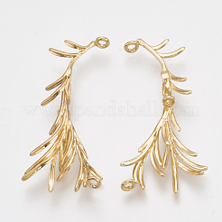 Brass Chandelier Component Links&nbsp;KK-T035-08