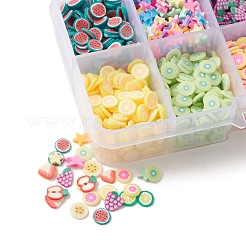 60G 10 Style Handmade Polymer Clay Nail Art Decoration&nbsp;CLAY-FS0001-31