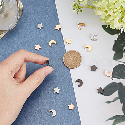 16Pcs 8 Style PVD Vacuum Plating 304 Stainless Steel Charms&nbsp;STAS-UN0024-05