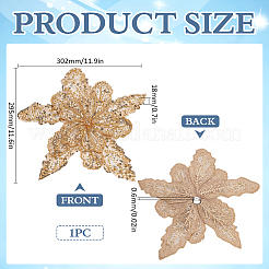 Resin Polyester Flowers for Accessory Clothes&nbsp;DIY-WH0037-48A-02