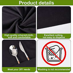 Velvet Silver Polishing Cloth&nbsp;DIY-WH0578-65A