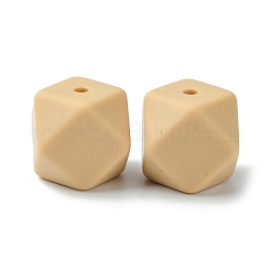 Round/Polygon Food Grade Silicone Focal Beads&nbsp;SIL-F003-06B
