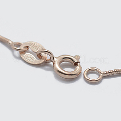 925 Sterling Silver Chain Necklaces&nbsp;STER-F039-10RG