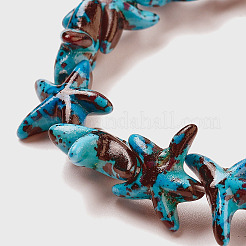 Synthetic Turquoise Dyed Beads Strands&nbsp;G-P507-04Q