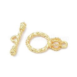 真鍮製マンテル  長持ちメッキ  リング  カドミウムフリー＆鉛フリー  18KGP本金メッキ  リング：16x10x3mm  穴：1.4mm  バー：17x4.5x2.5mm&nbsp;KK-C218-04G