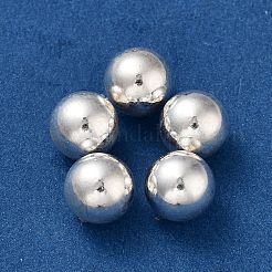 925スターリングシルバービーズ  穴がない  ラウンド  銀  8mm&nbsp;LS-STER-Z008-01H