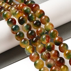 Natural Dyed White Jade Beads Strands&nbsp;G-M402-C04-26