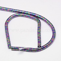 Electroplate Non-magnetic Synthetic Hematite Beads Strands&nbsp;G-J164A-2mm-03