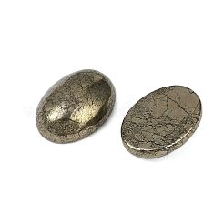 Oval Natural Pyrite Cabochons&nbsp;G-S395-01