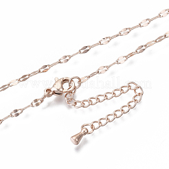 Brass Dapped Chains Chain Necklace Making&nbsp;MAK-N031-001-NF
