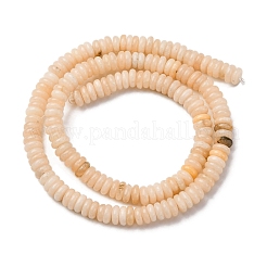 天然ルージュ翡翠ビーズ連売り  ロンデル  6x2mm  穴：0.8mm  約140~150個/連  15.16~15.35インチ（38.5~39cm）&nbsp;G-L624-H14-6x2mm